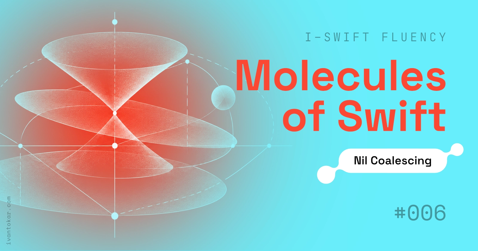 Two alternative paths meeting at a single chosen value, Molecules of Swift #006